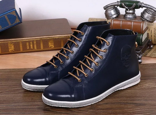 Alexander McQueen High-Top Fashion Men Shoes--004